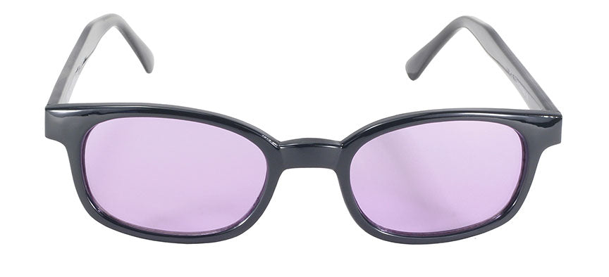 11216 X - KD'S BLK FRAME/LIGHT PURPLE LENS