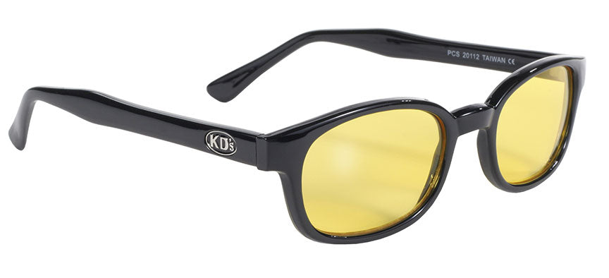 10112 X - KD'S BLK FRAME/YELLOW LENS