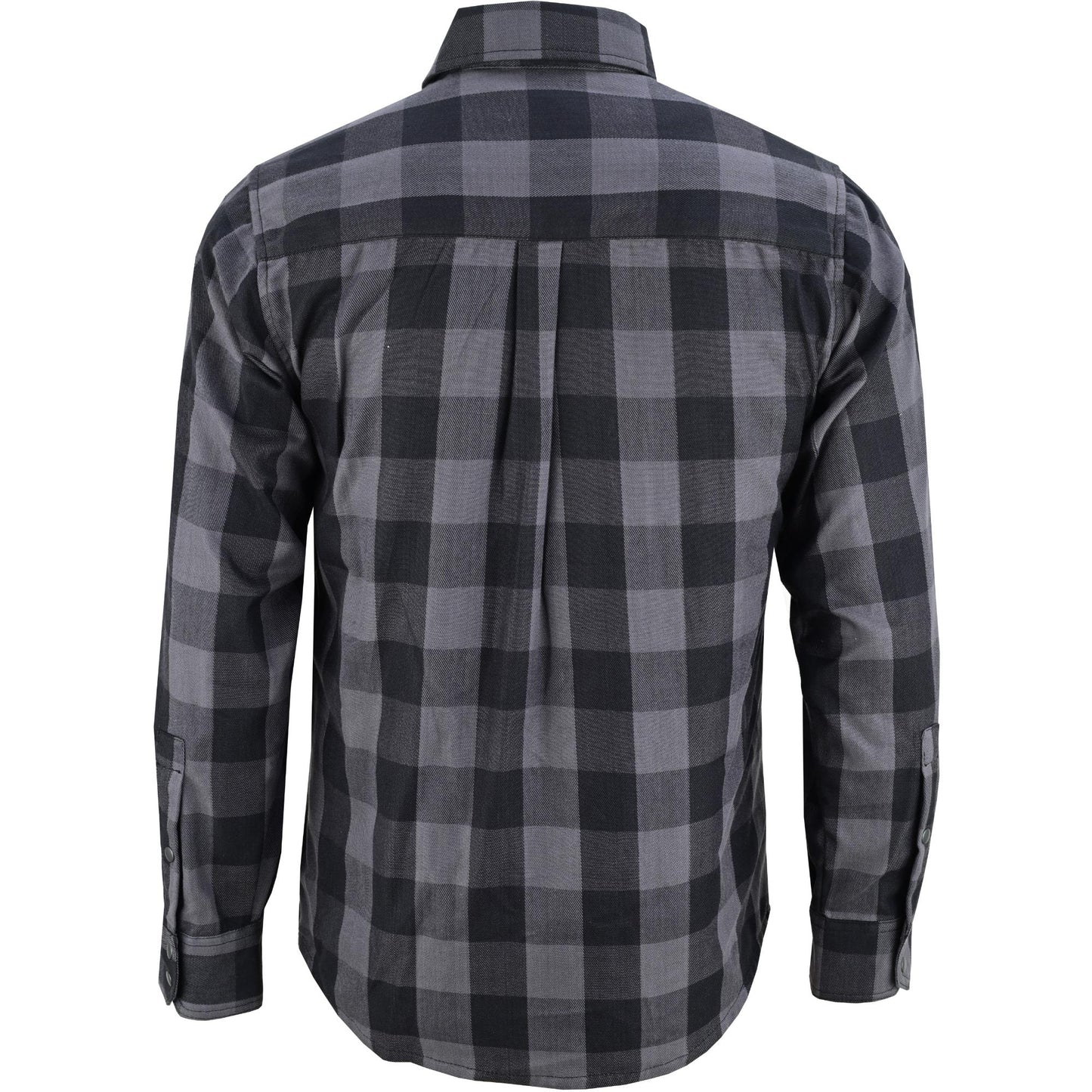 DS4685 Flannel Shirt - Gray and Black