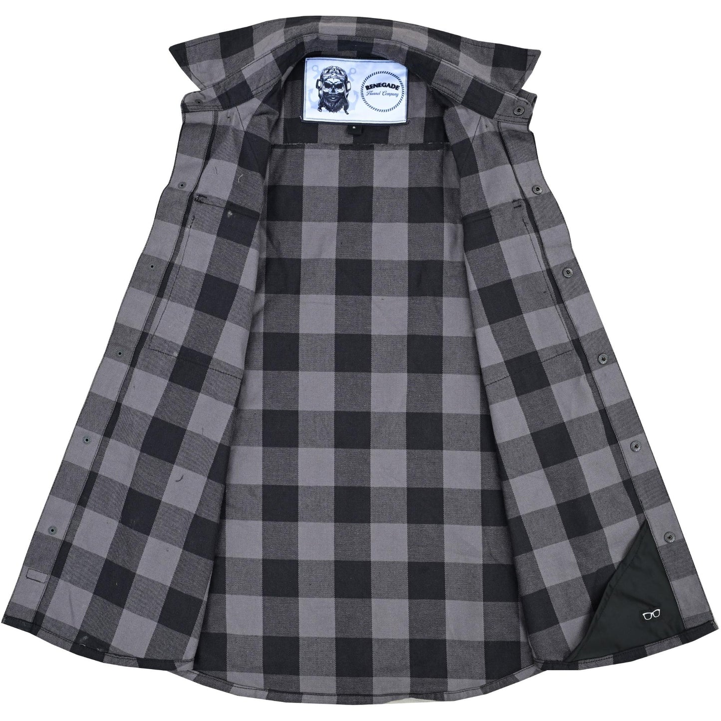 Gray Champ Men’s Gray Black Sleeveless Flannel