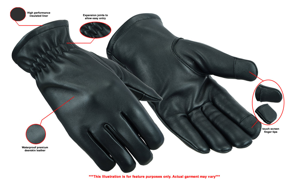 DS53  Deerskin Waterproof Thermal Lined Glove