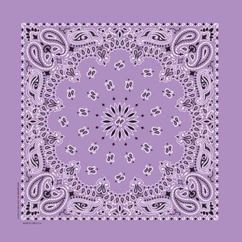 NT4405 Bandana Paisley Lavender