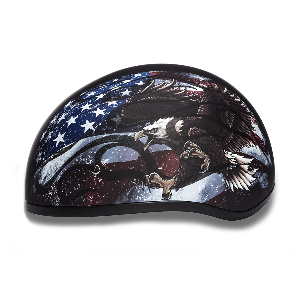 D6-USA D.O.T. DAYTONA SKULL CAP - W/ USA