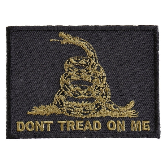 P3267 Green Black Gadsden Flag Don't Tread on Me Patch