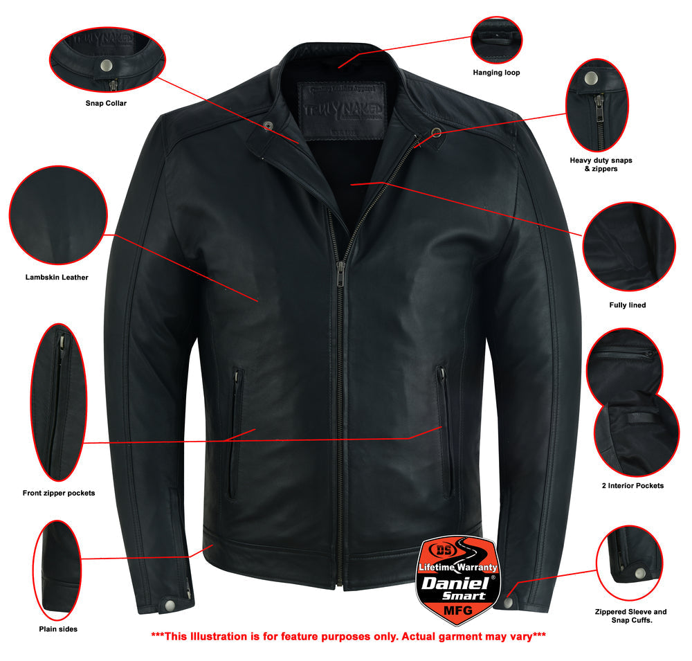 Classic Joe Men's Fashion Leather Jacket