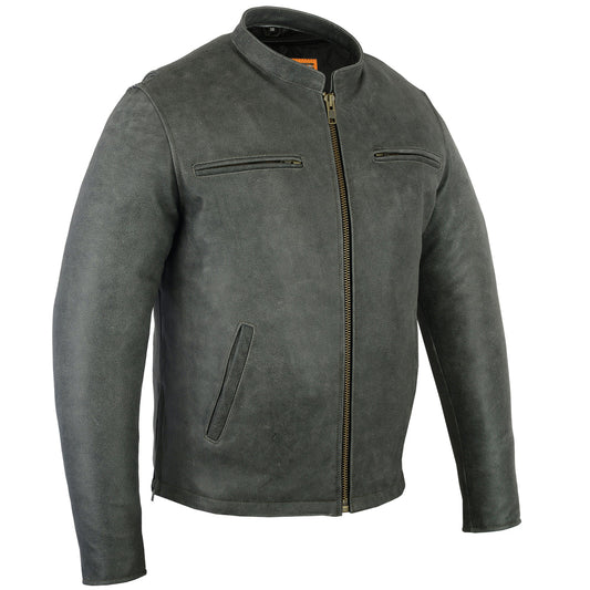 DS709 Men's Sporty Cruiser Jacket (GRAY)