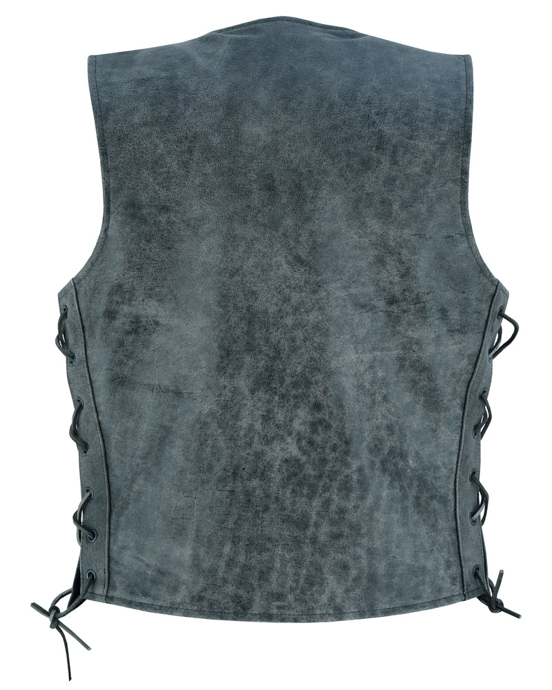 DS205V Women's Gray Single Back Panel Concealed Carry Vest