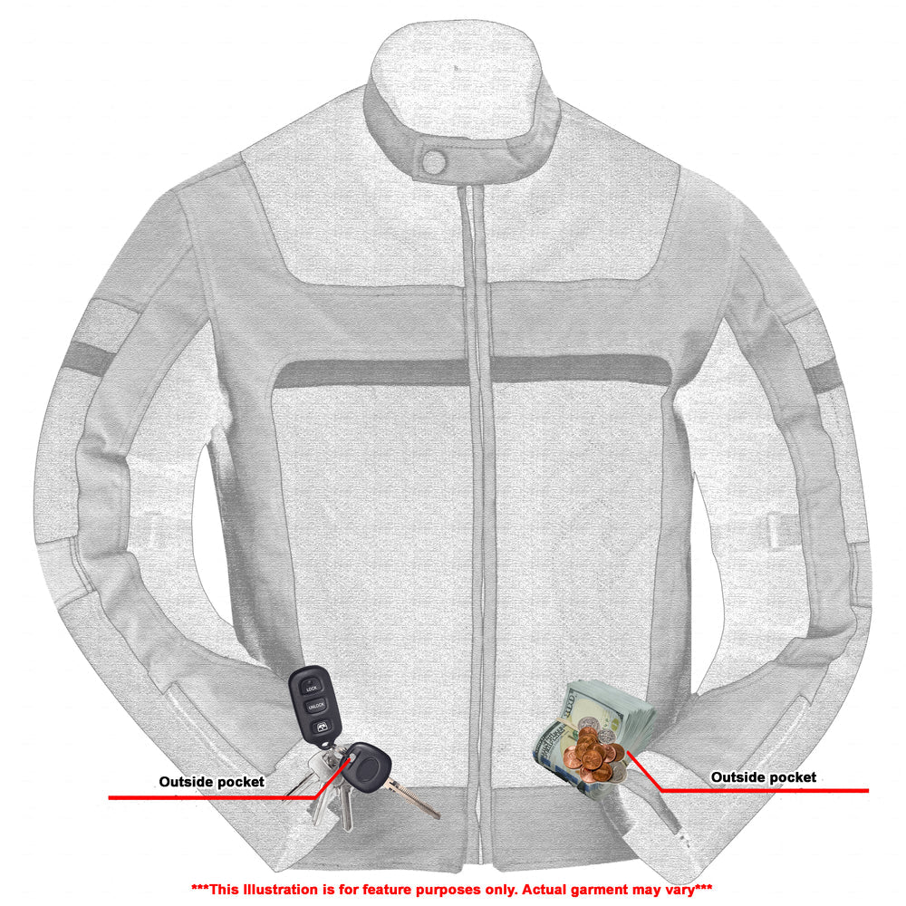 DS763 Men's Racer Mesh Jacket - High Vis