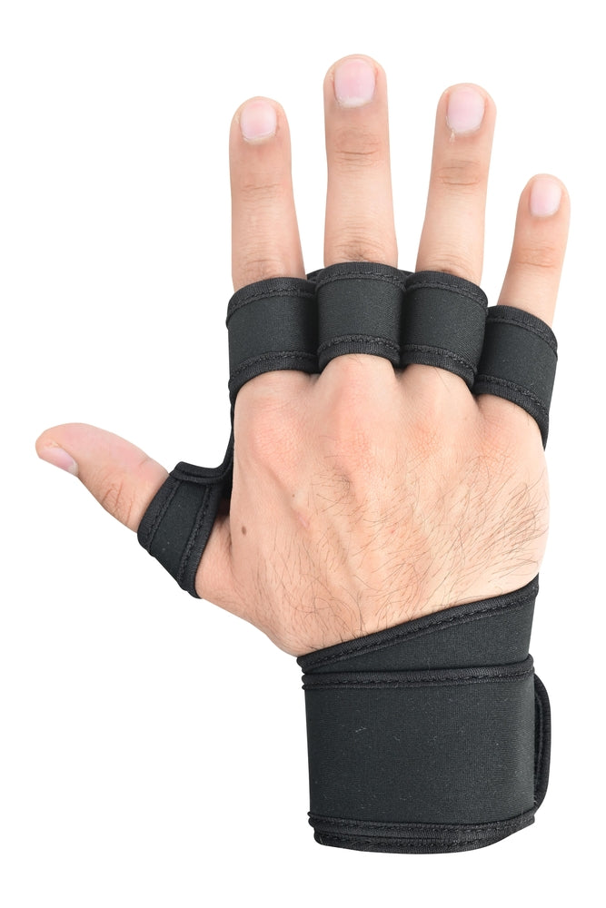 Full Life Black Cross Training Gym Glove