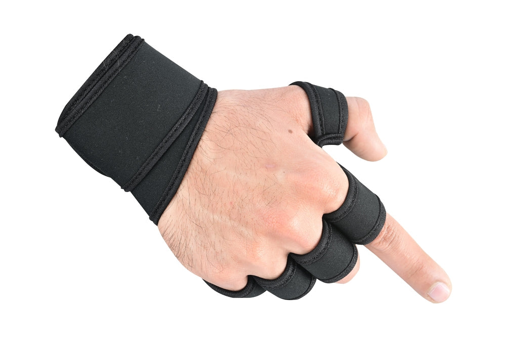 Full Life Black Cross Training Gym Glove