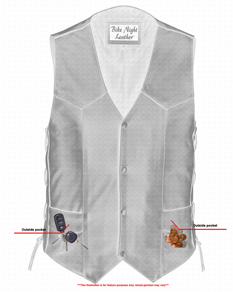 DS106 Men's Side Lace Economy Vest